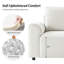  Bernice Modern 48" W Oversized Upholstered Armchair with Removable Back Cushion-120199229