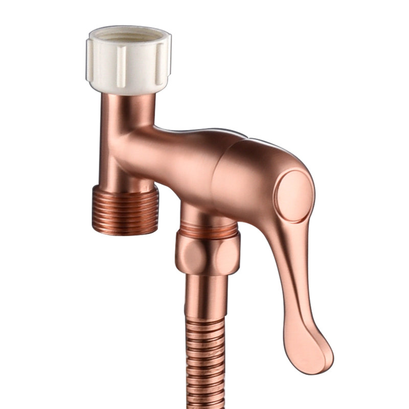 Elongated Hand Held Bidet, Rose Gold
