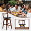 Tabouret de bar rotatif 26 po Bronwynn-1389852813