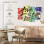 «Love Is Love Is Love», reproduction sur toile tendue 4 pièces-1779500836