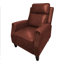 Fauteuil inclinable en cuir véritable Kindalyn-106895712