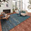 Tapis bleu en polyester tissé à la machine-33532809