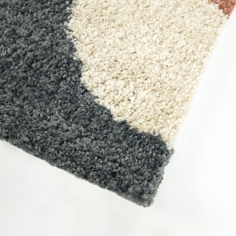Tapis multicolore à poils longs Smithson, Rectangle 7 pi 10 po x 10 pi