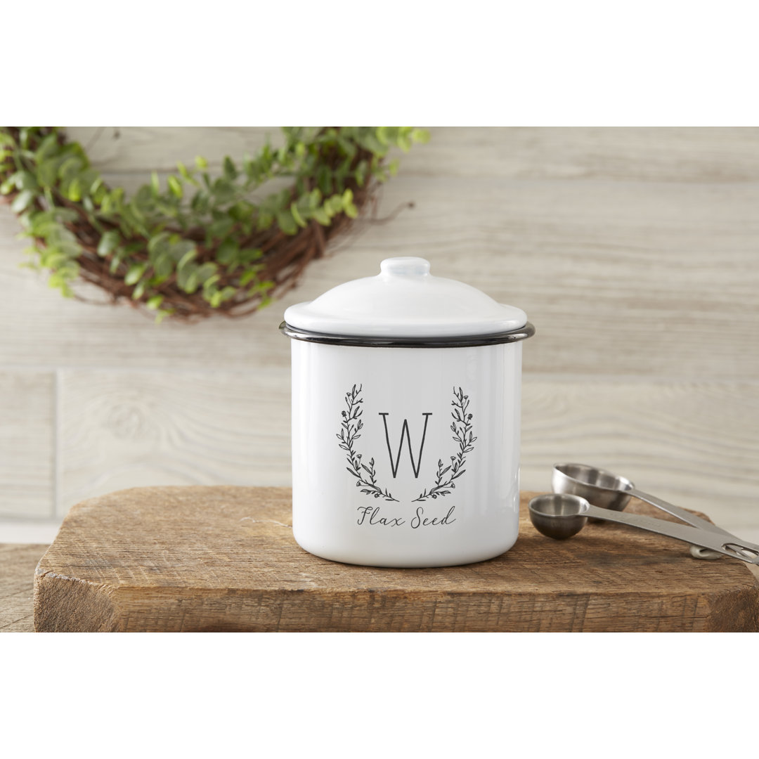Farmhouse Floral Kitchen Canister Personalization Mall 