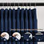100% Polyester Blackout Pencil Pleat Room Darkening 230 GSM Curtains (Set of 2)-1406793529-1406793528
