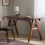Bureau en bois avec tiroirs, petit bureau d'ordinateur pour les petits espaces, bureaux de bureau à domicile
