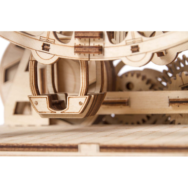 Jeu de modèle mécanique 3D en bois grande roue en bois