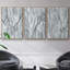 Marbré blanc I, ensemble de 3 toiles encadrées sur toile-97812200-97812203