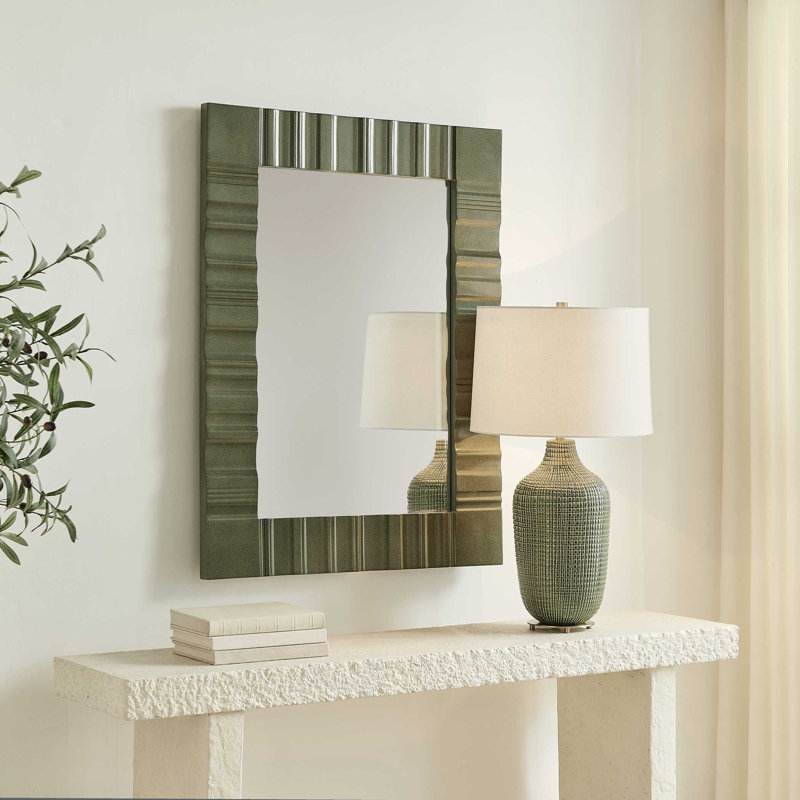Miroir vert olive Quincey