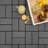 Helios 12'' L x 12'' W Composite Interlocking Deck Tile in Grey