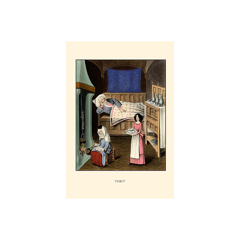 " Tobit " by H. Shaw, 36" H x 24" W