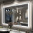 Aevar UL Certified Front & Back Lighted Anti-Fog Tempered Glass Framed Bathroom/Vanity Mirror with 3-Year Warranty-1268534984