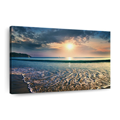 Large Sunset - Impression sur toile tendue