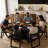 Folding Dining Table And Chairs, Space Saving Drop Leaf Kitchen Table With 4 Chairs And Storage, Extendable Small Dining Room Table With Wheels, No Assembly Required Solid Wood -126724181