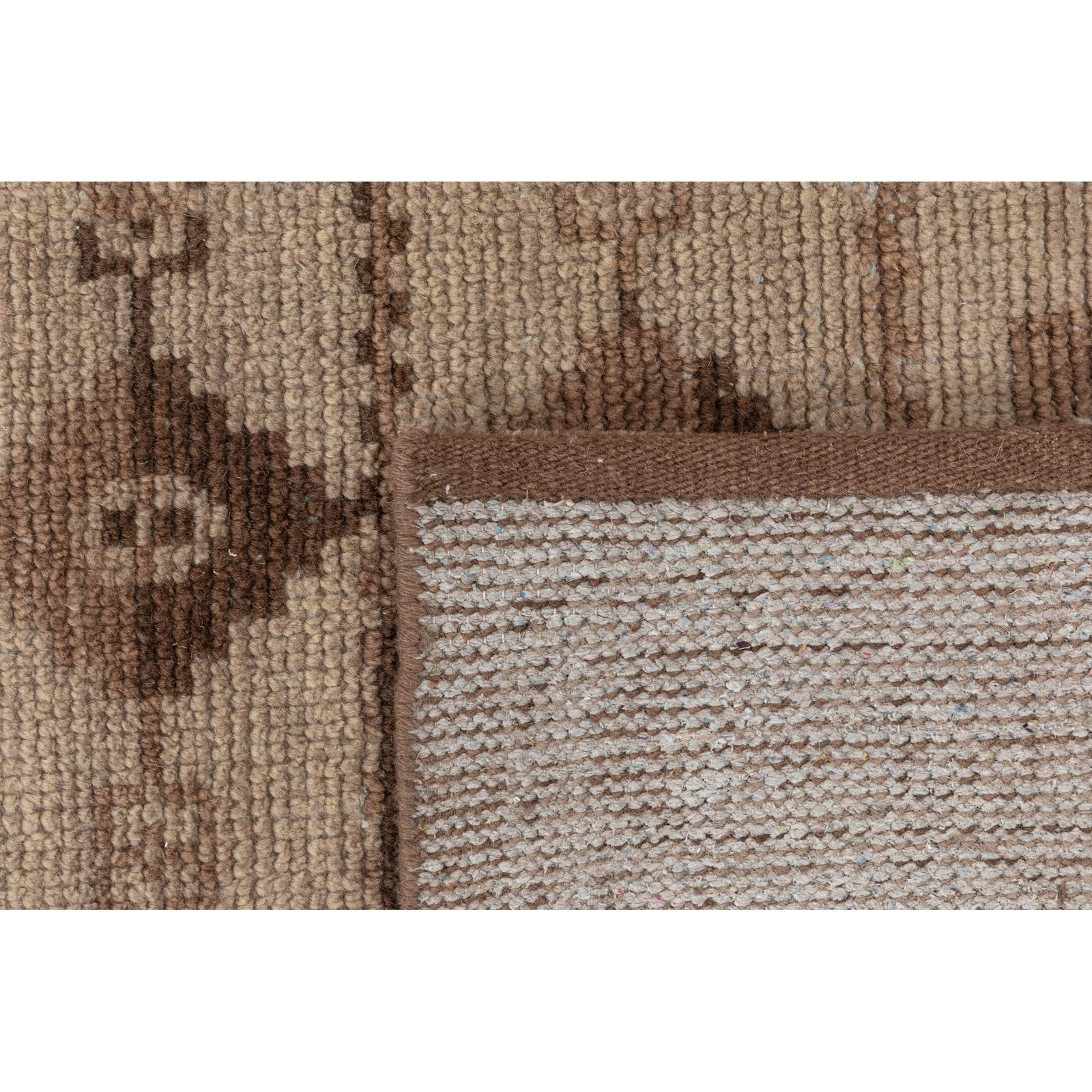 Villa Hand Knotted Wool Indoor Rug, Sand, 3'x5'