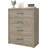 4-Drawer Wood Dresser - Wide Chest for Bedroom, Living Room or Home Office-1952646837
