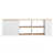 Blanc / noyer clair est en rupture de stock