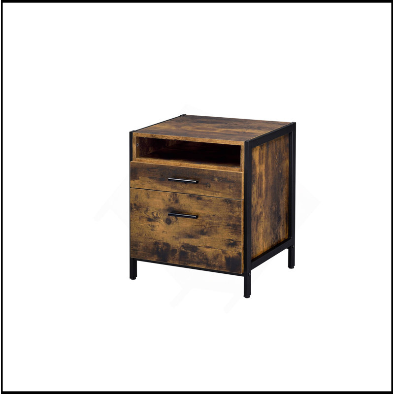 Rustic Oak Nightstand