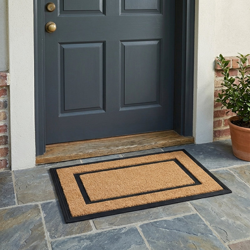 Tapis de porte extérieur antidérapant Beason, 1 pi 5 po x 2 pi 5 po