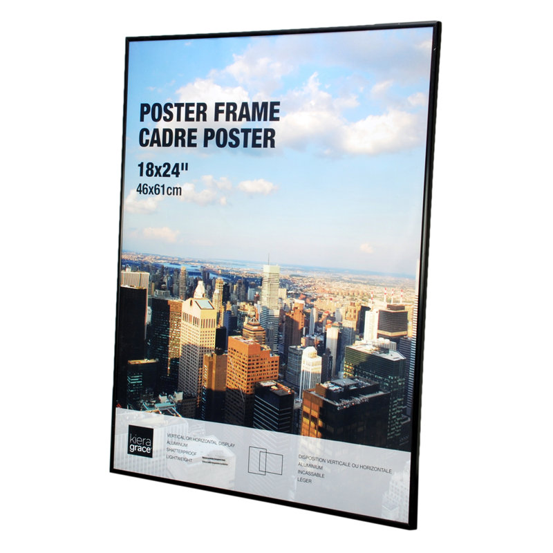 Amirah Matte Picture Frame, Black