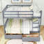 Lit superposé en bois avec 2 tiroirs-21643752-21643751