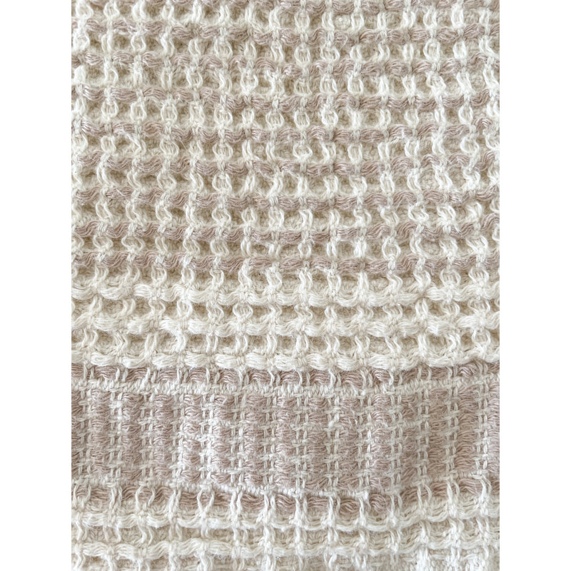 Waffle Bath Towel, Beige
