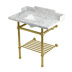 Marble White/Brushed Brass