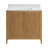 Kendal Reeded 36" Light Oak Bathroom Vanity with Cultured Marble Countertop-128732823-128732826