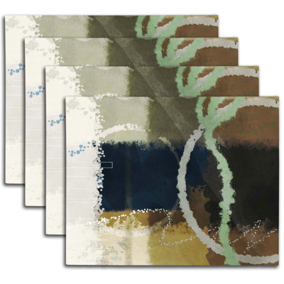 Napperon abstrait en polyester