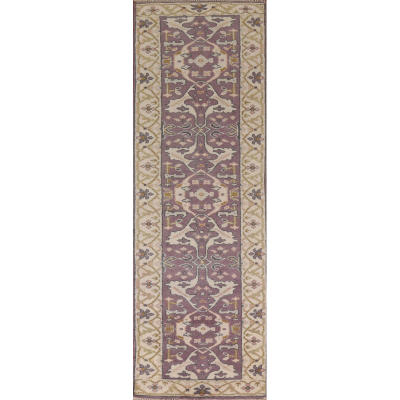 Tapis indien mauve Oushak 3 x 10