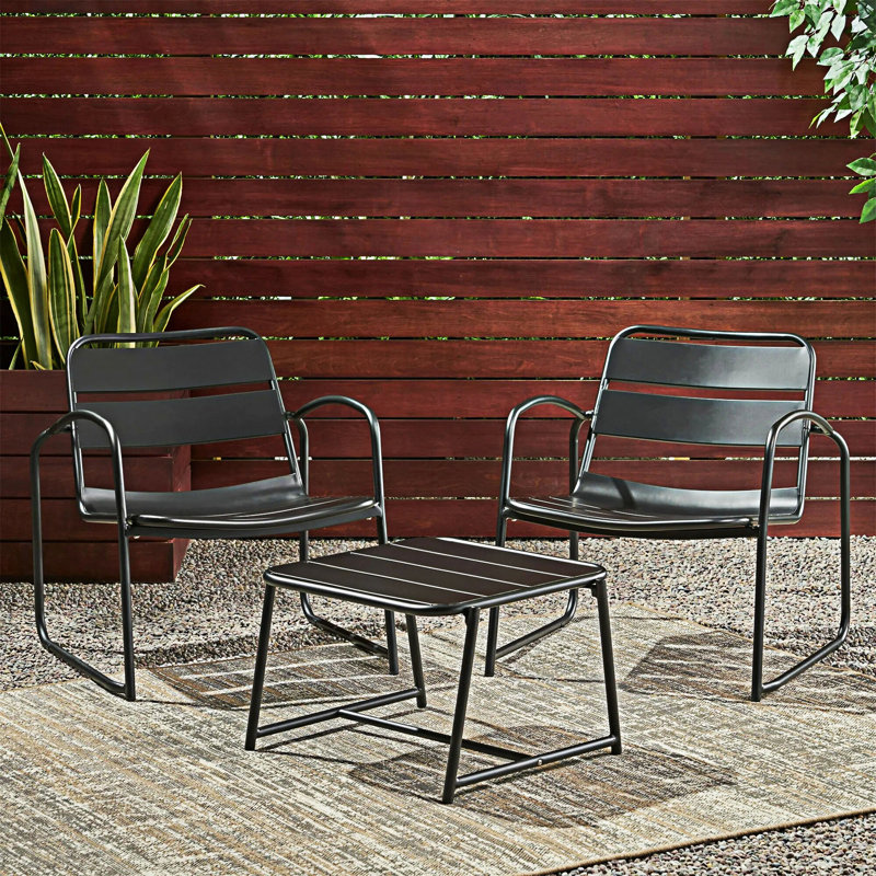 3PC Chat Set, Matte Black