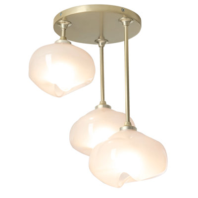 Plafonnier semi-encastré 3 lumières Ume