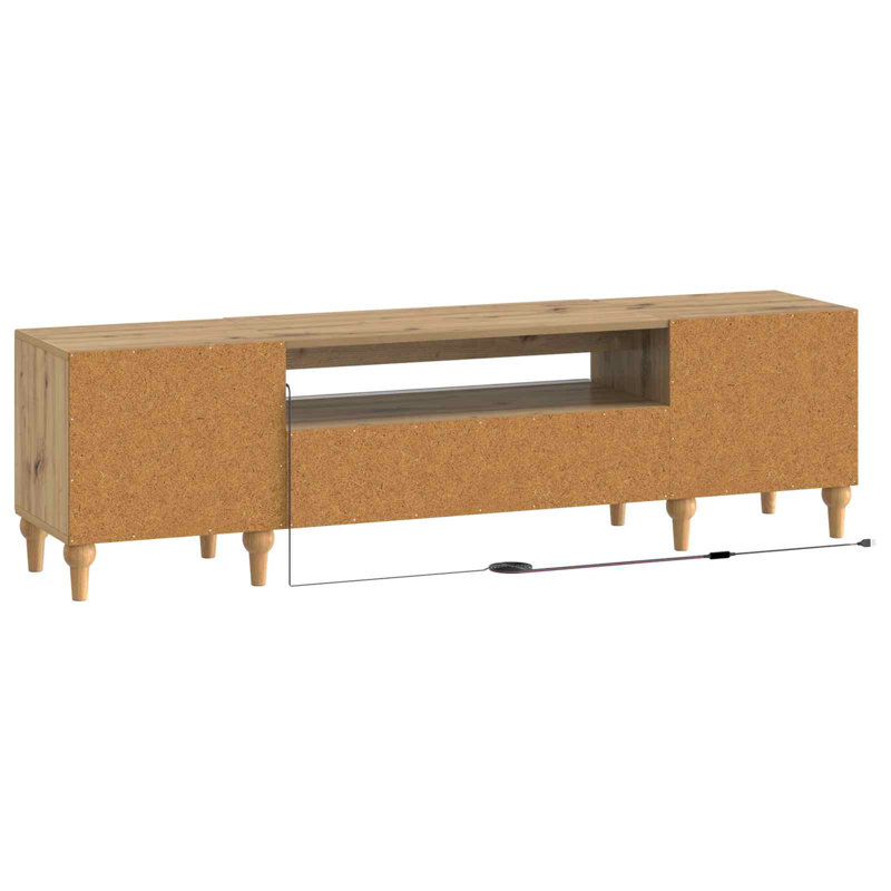 Unfinished with Fireplace Included, Artisan Oak