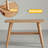 Brown Upholstered Bench