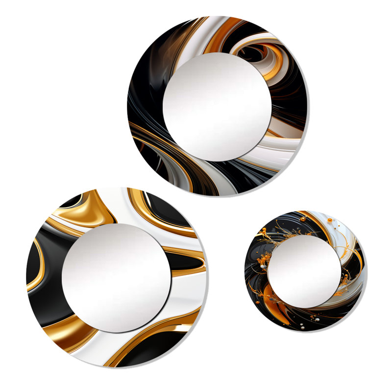 Gavrilla Metal Round Mirror