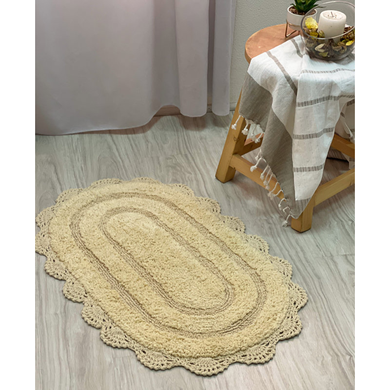 Casanova Non-Slip, Light Yellow, 34" L x 21" W