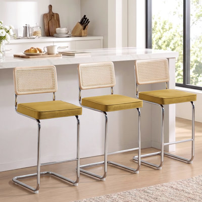 Tabouret de comptoir rembourré 26 po Marlow