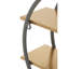 Simona 2 Piece Circle Metal Tiered Shelf