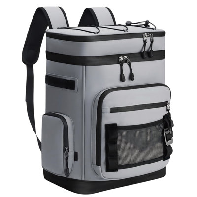 Large Insulated Cooler Backpack, 12-Hour Ice Retention Leakproof Waterproof Picnic Bag with Multiple Pockets for Camping Beach Hiking