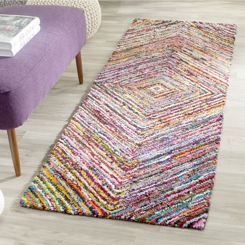Anaheim Hand Tufted Cotton Rug, Runner 2'3" x 8'