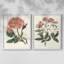Impression florale rose de qualité supérieure - prête à accrocher - aucun clou requis - aucun clou requis-1933892761-1933892741