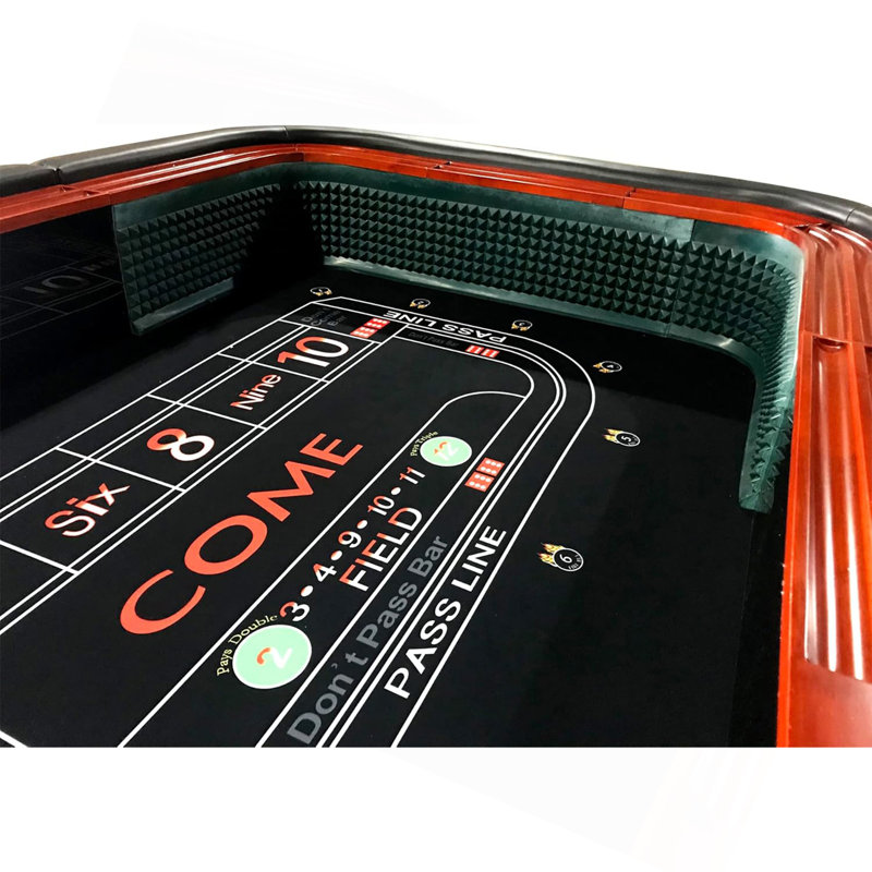 12 Feet Craps Table Model 13829 Black