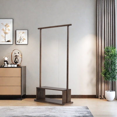 Portemanteau en bois massif Imported