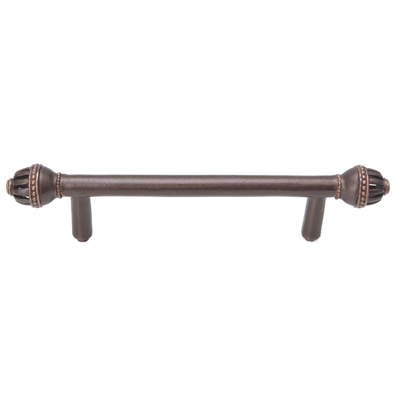 Poignée cage de cricket, Bronze frotté à l'huile, 4"