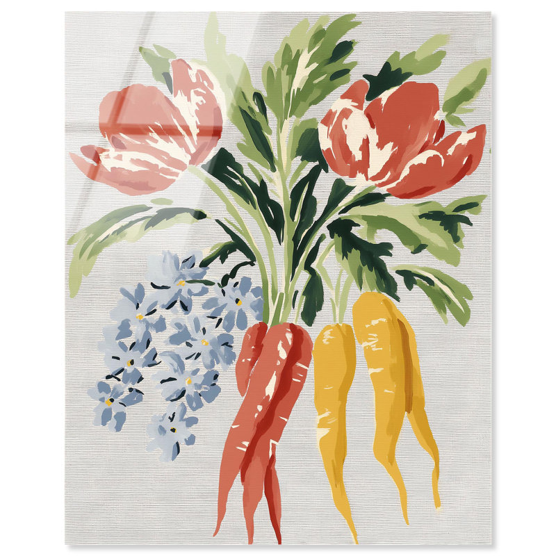«Rabbit's Bouquet I Kitchen» par Art Remedy, H 20 po x l 16 po