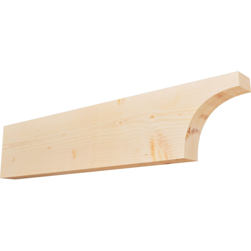 Queue de chevron lisse Huntington, Sapin de Douglas, H 10 po x l 3 1/2 po x L 48 po