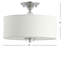 Plafonnier semi-encastré 15 po à 2 lumières Winterton-479983718