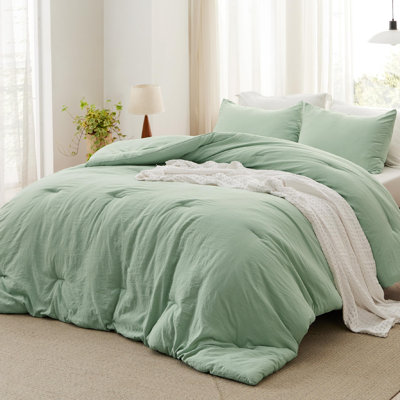 Bedsure Reversible Prewashed Comforter Set