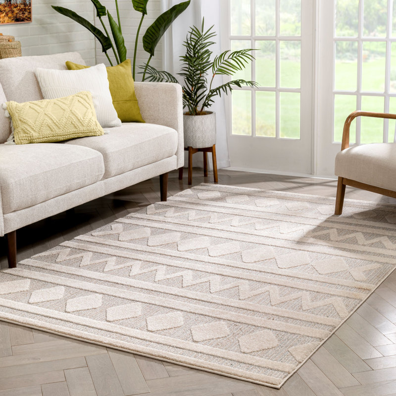 Harlow Moroccan Synthetic Area Rug, Rectangle 160cm x 220cm