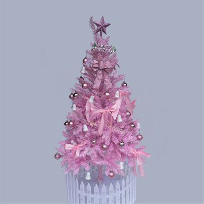Arbre de Noël 6 pi - rose